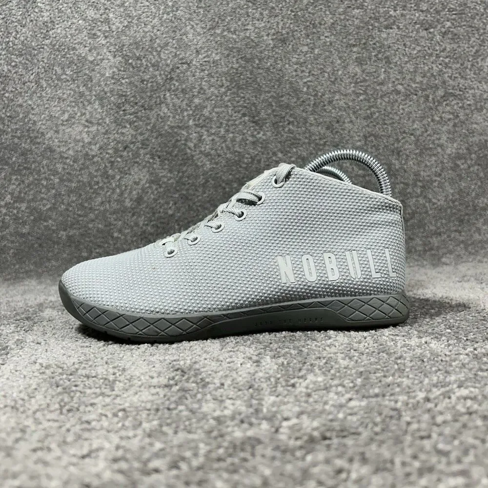 NOBULL Mid Trainers Women’s Size 7.5 Gray Athletic CrossFit Gym Shoes Used